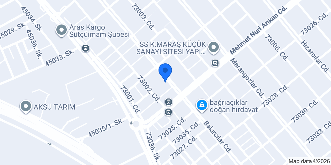 Mizan Oto Yedek Parça konumu