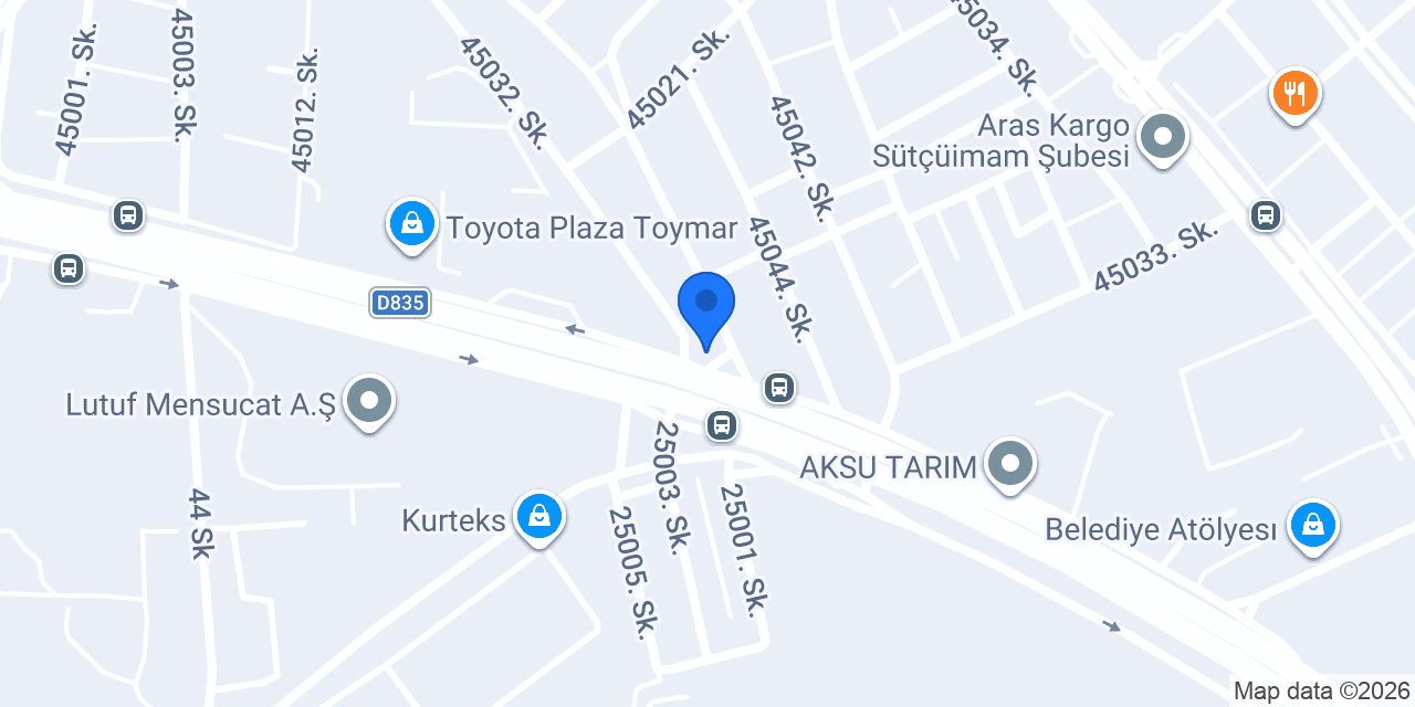ASMAY Dondurma TOYATA Şube konumu
