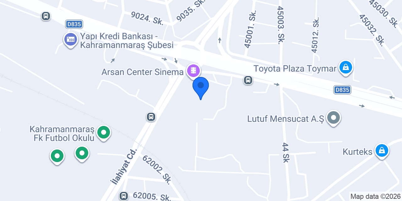 Arsan Atış Poligonu konumu