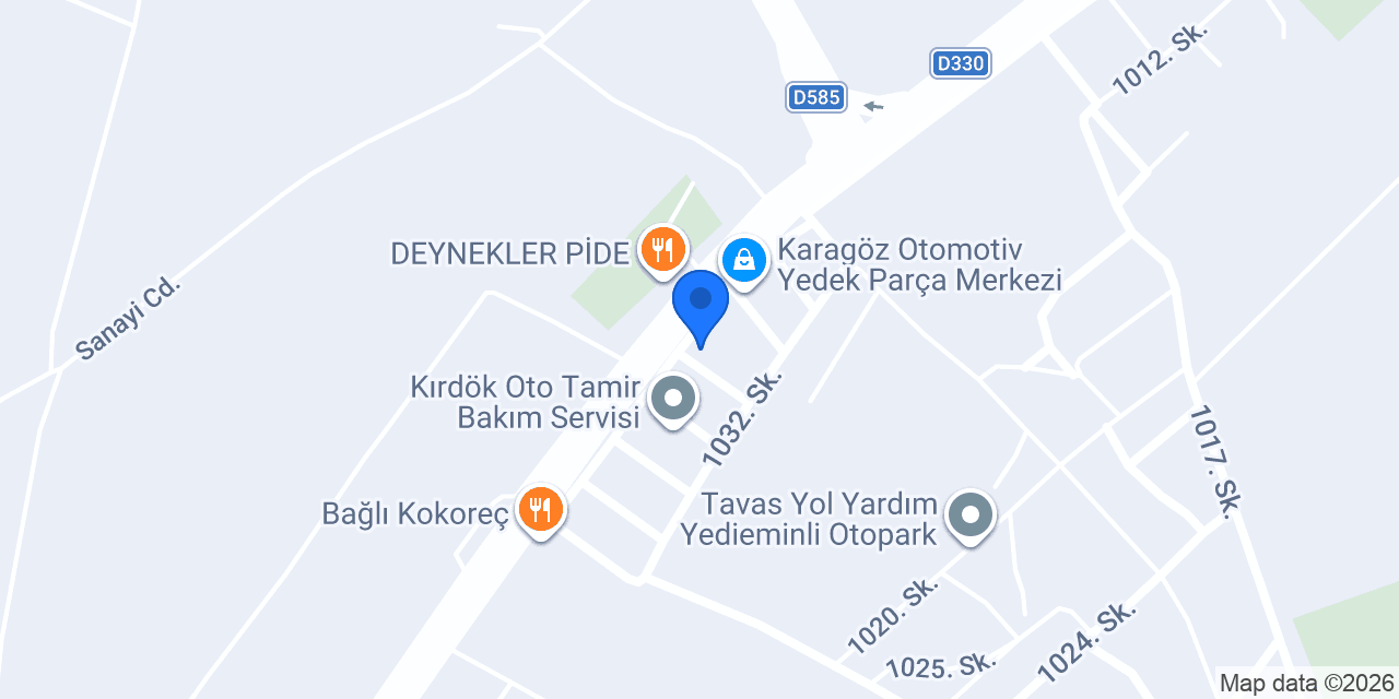 Yüzde Yüz Köfteci konumu