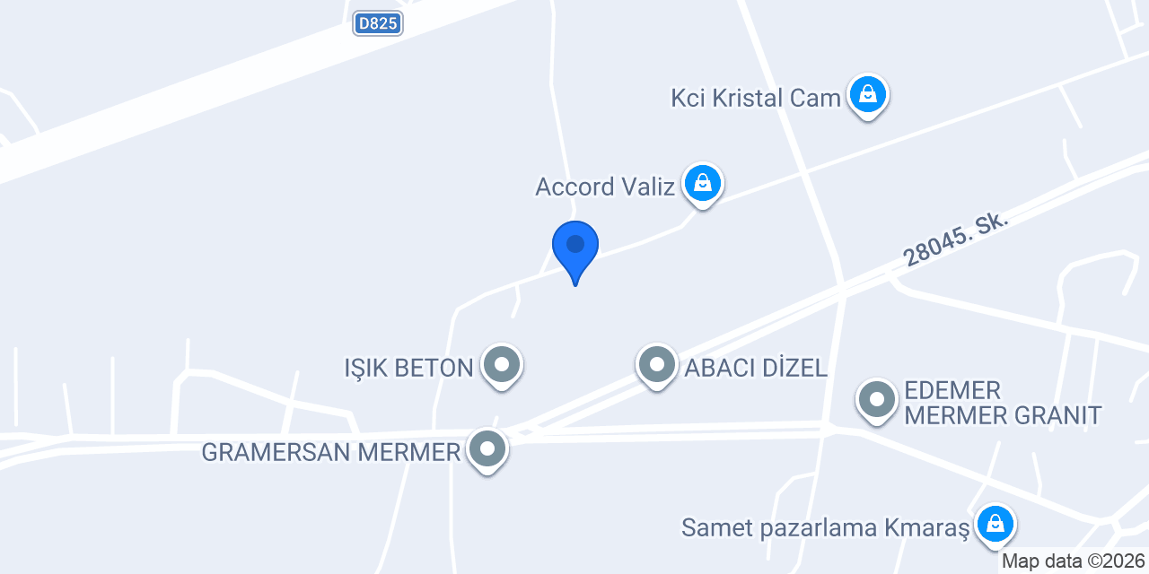 Gözmer mermer ve granit konumu
