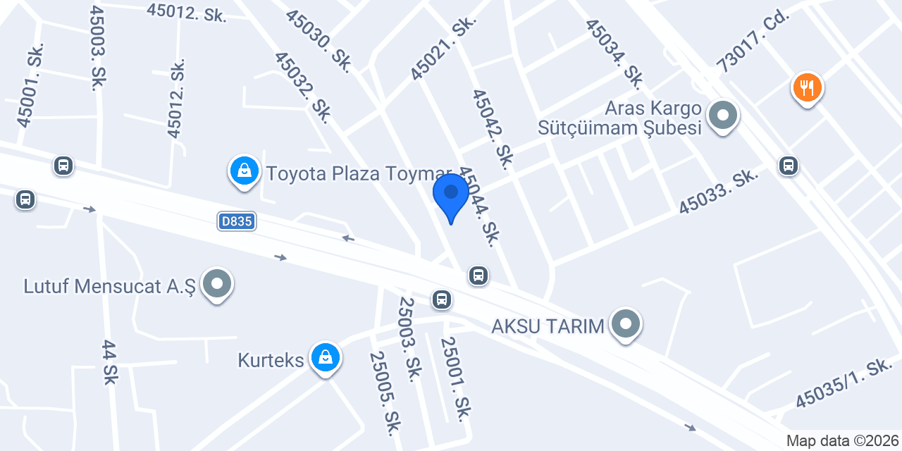 Aksu Jeneratör konumu