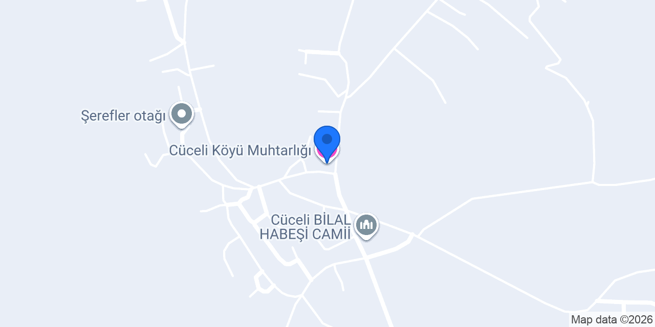 Cüceli Köyü Muhtarlığı konumu