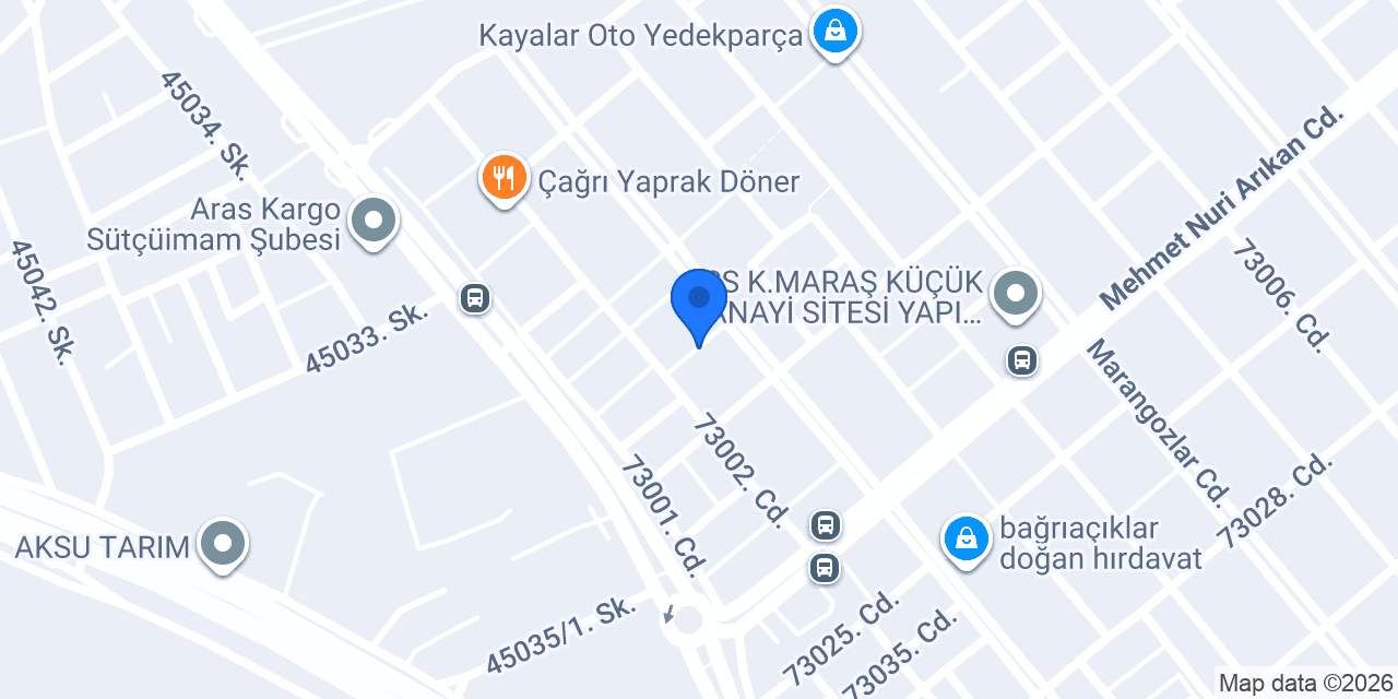 Mt Oto Far Onarım Merkezi konumu