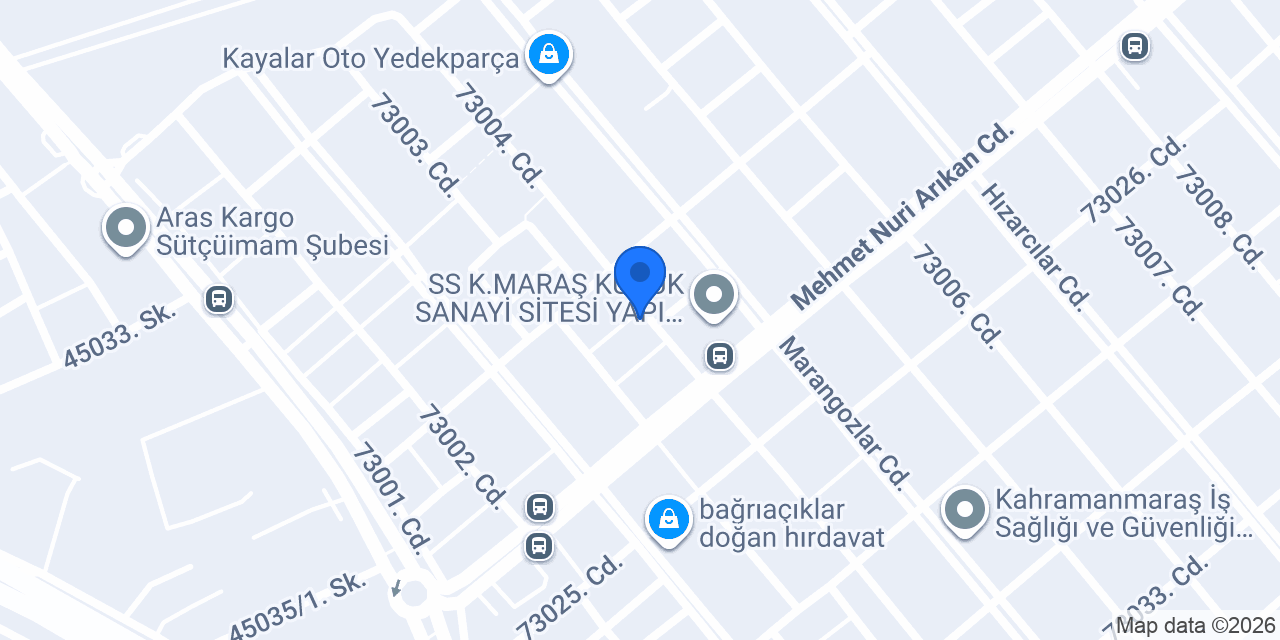 Arzu Oto çıkma yedek parça konumu