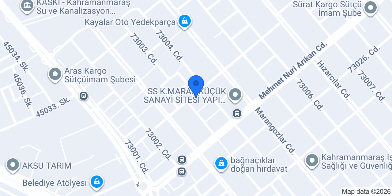 kalkan oto yedek parça konumu