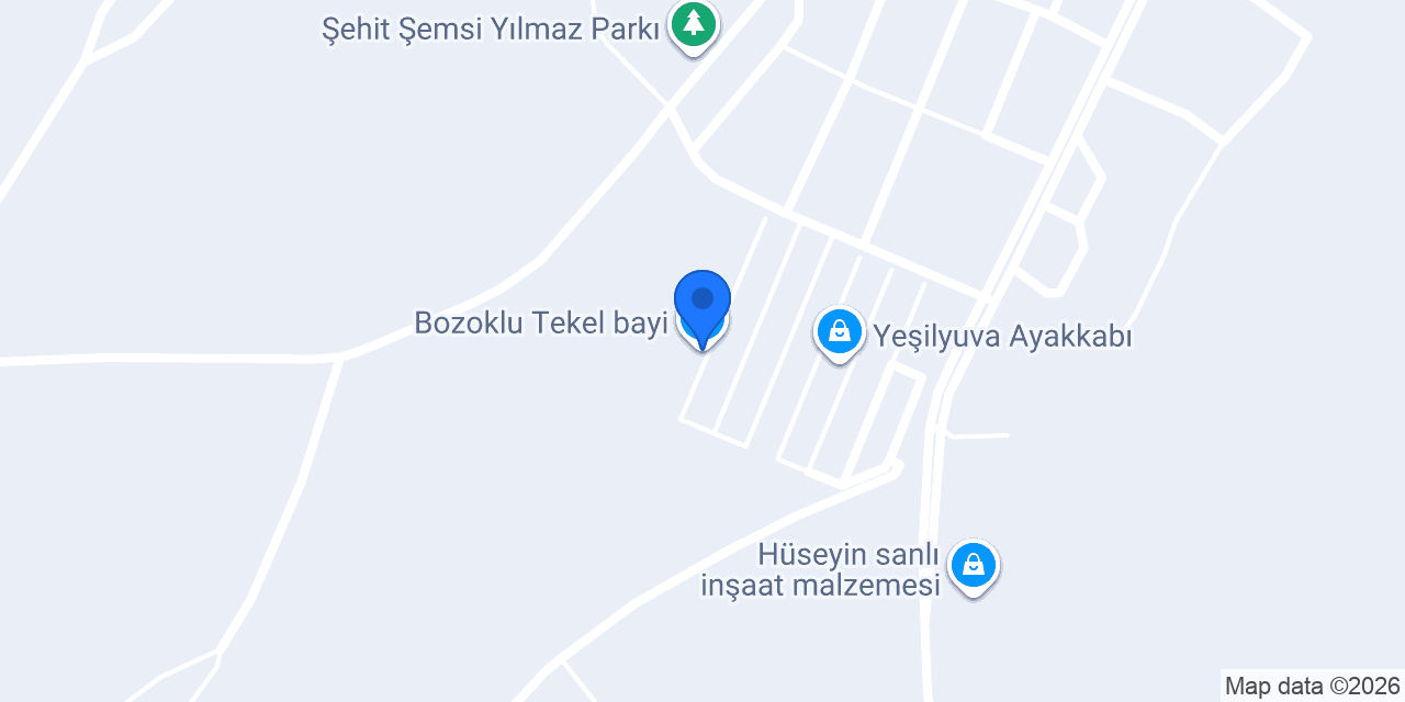 Bozoklu Tekel bayi konumu