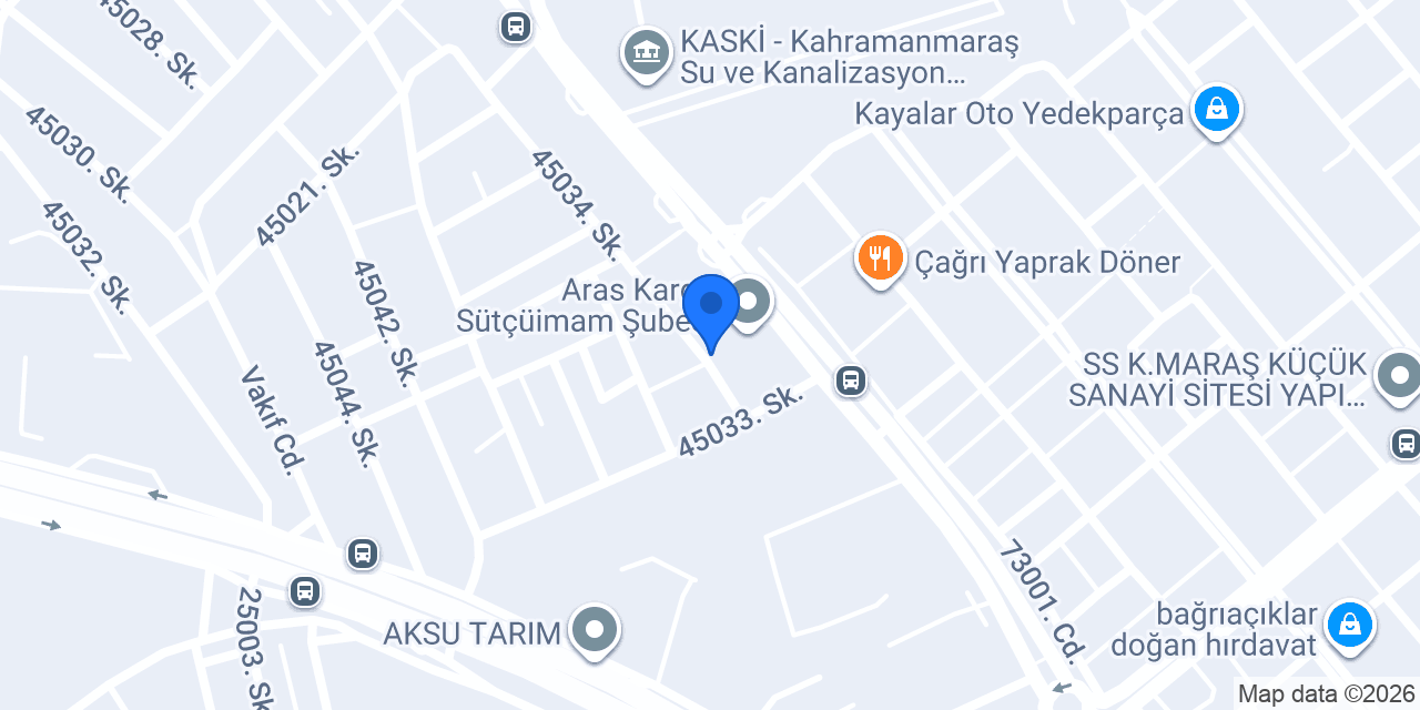 WIN Grup Timurlar Sigorta Kahramanmaraş Sanayi Şubesi konumu