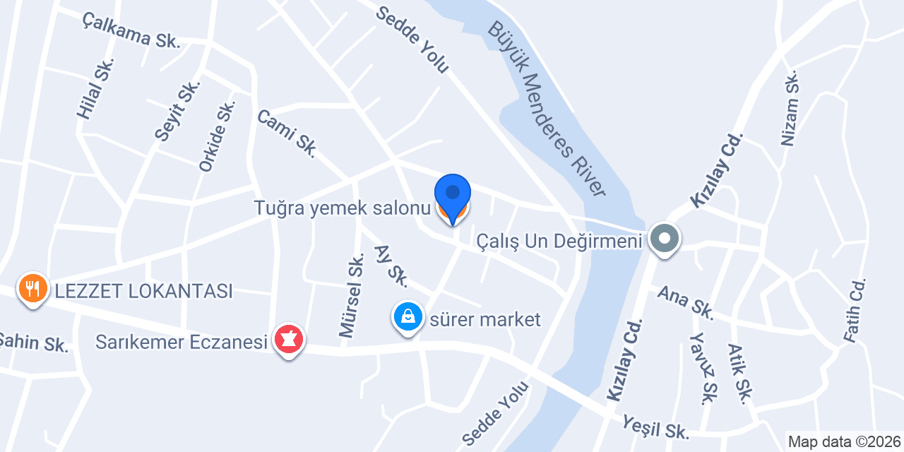 Tuğra yemek salonu konumu
