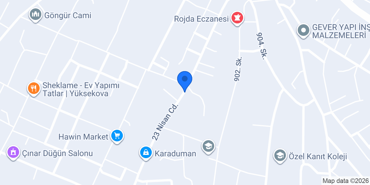 Doğu Mobilya konumu