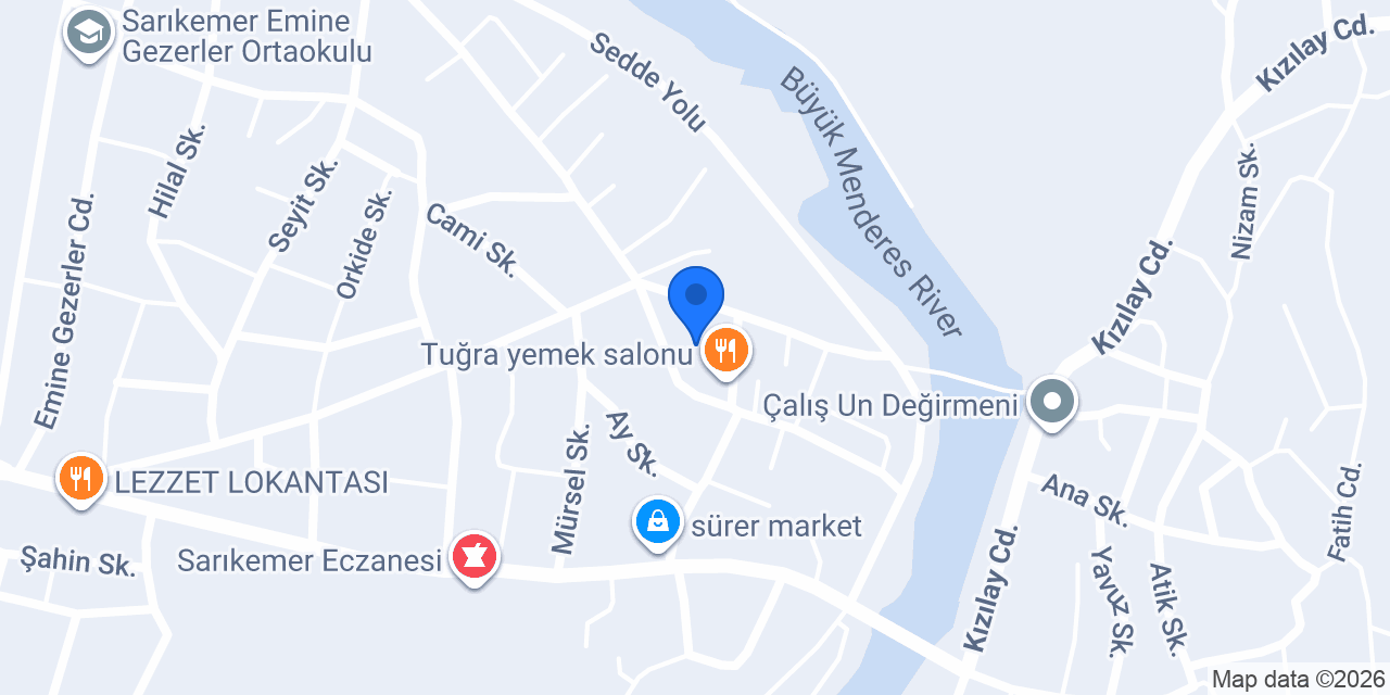 Sarıkemer Belediyesi konumu