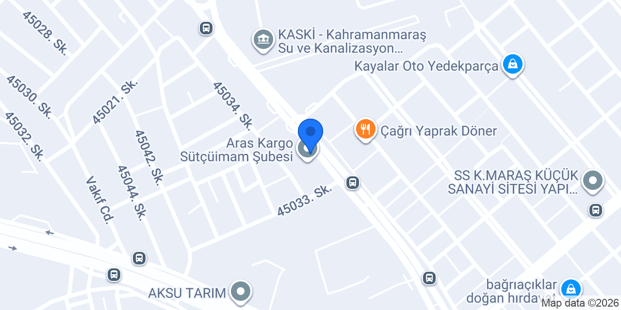 GO - Kahramanmaraş Merkez konumu