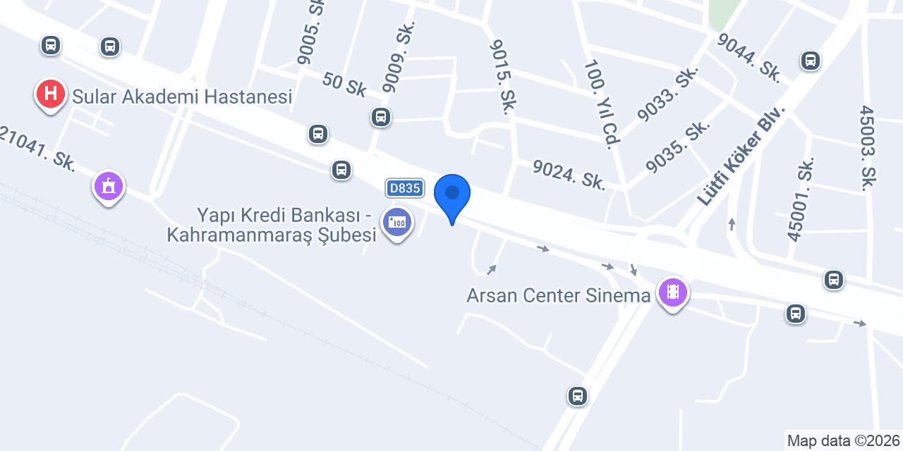 Neon Self Servis Oto Yıkama Kahramanmaraş konumu