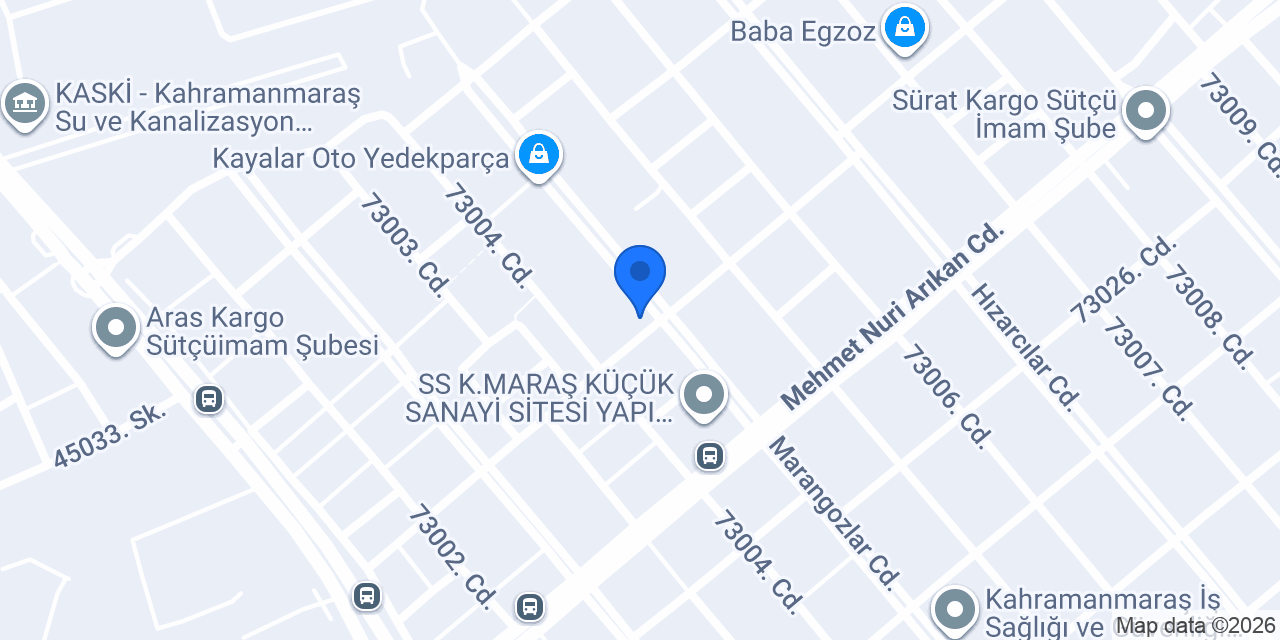 Danıştı Metal konumu