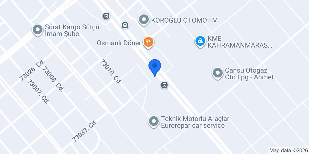 MARAŞ FORKLİFT VE İSTİF MAKİNALARI konumu