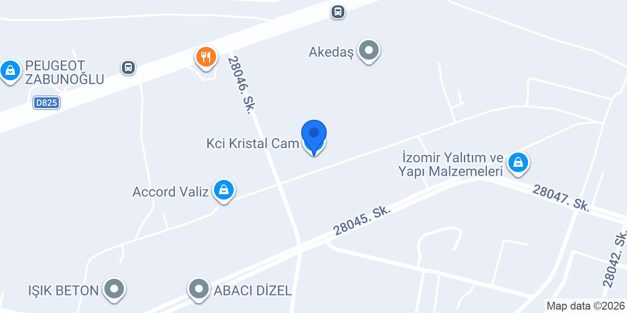 Kci Kristal Cam konumu