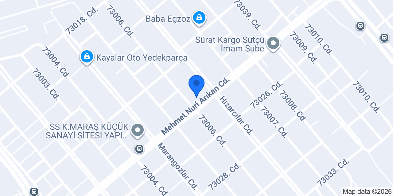 Kral Oto Lastik konumu