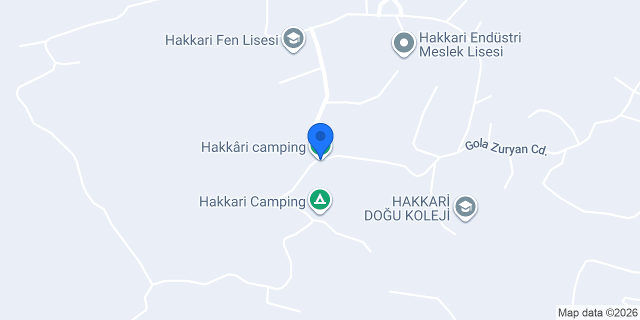 Hakkâri camping konumu