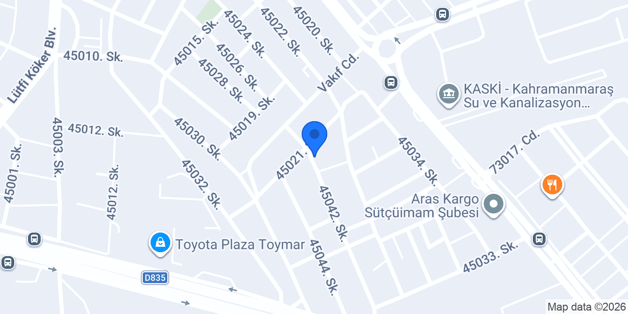 Toprak Ticaret konumu