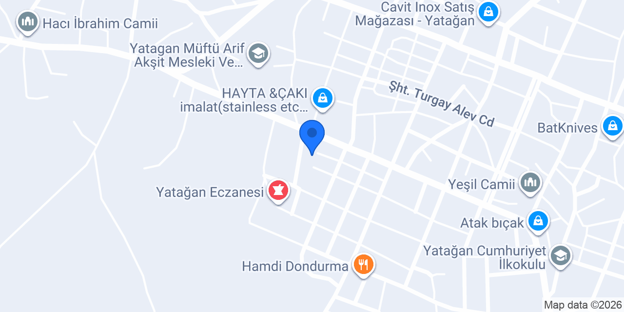 Ptt-yatağan Şubesi konumu