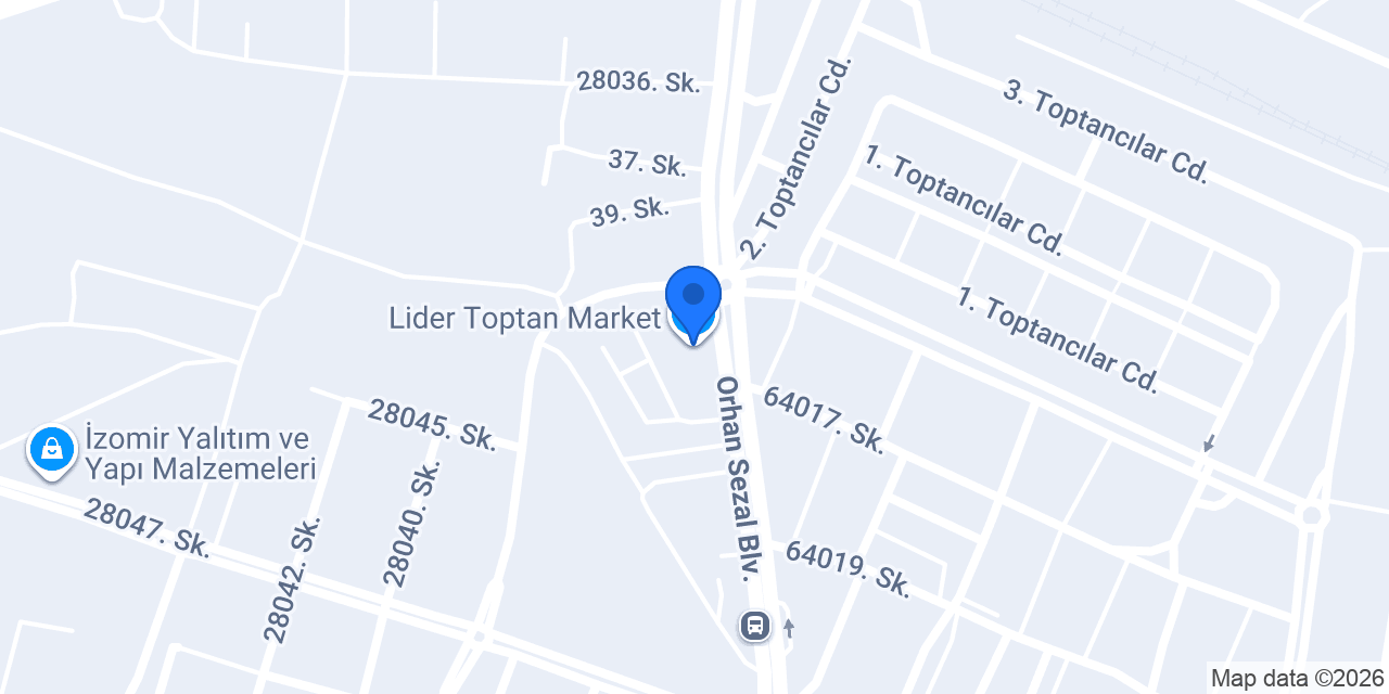 Lider Toptan Market konumu