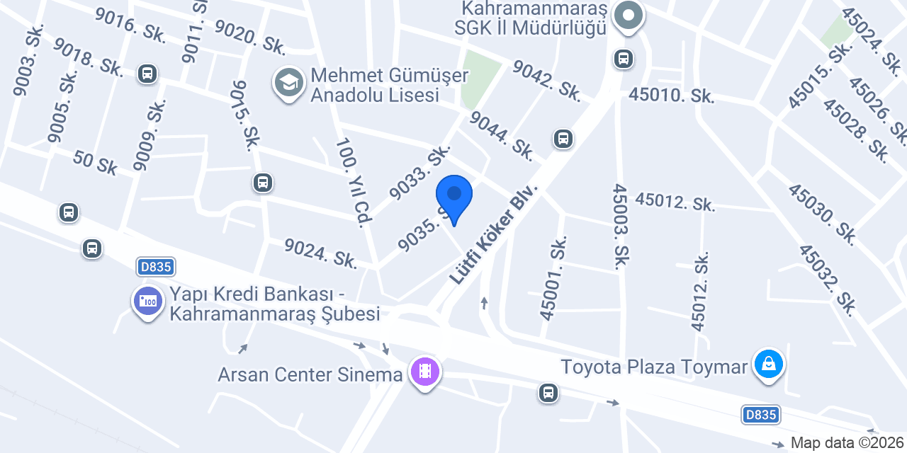 KMS Aktif Asansör konumu