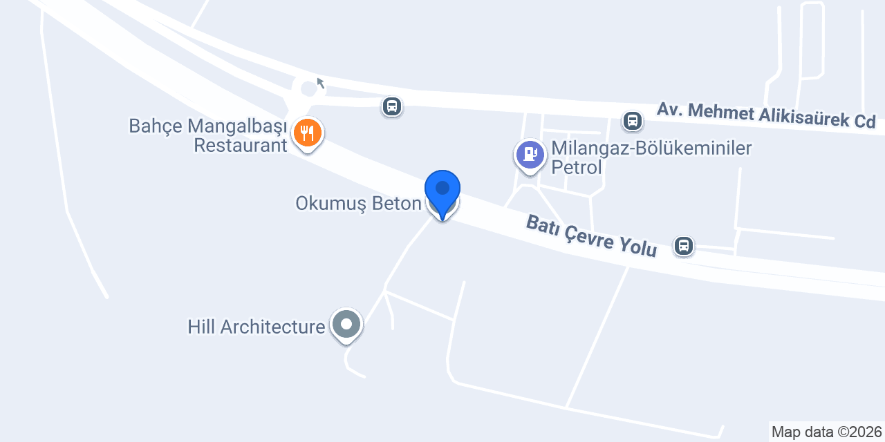 Okumuş Beton konumu
