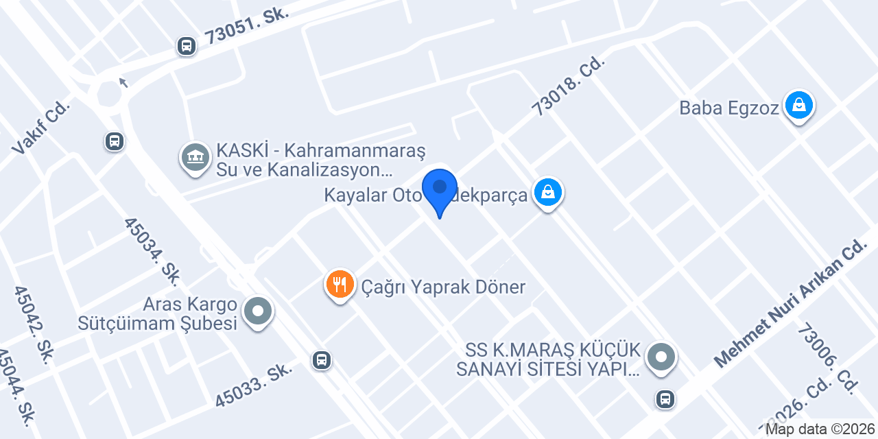 Yıldız Pompa konumu