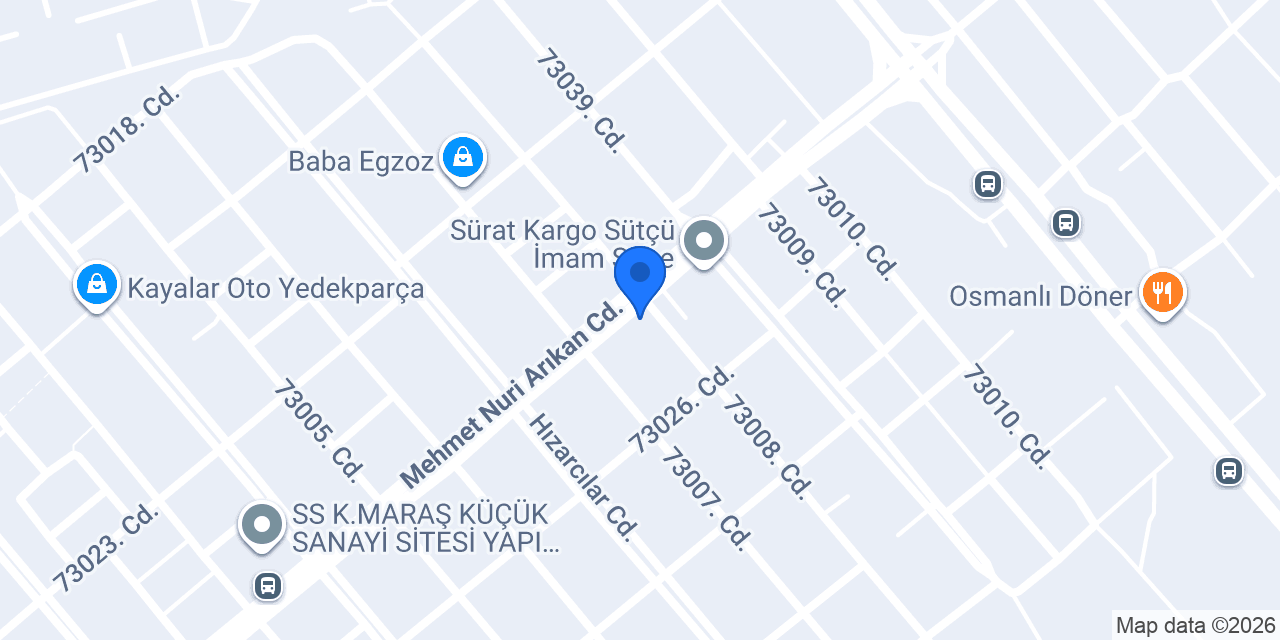 Ak çavuşoğlu yedek parça konumu