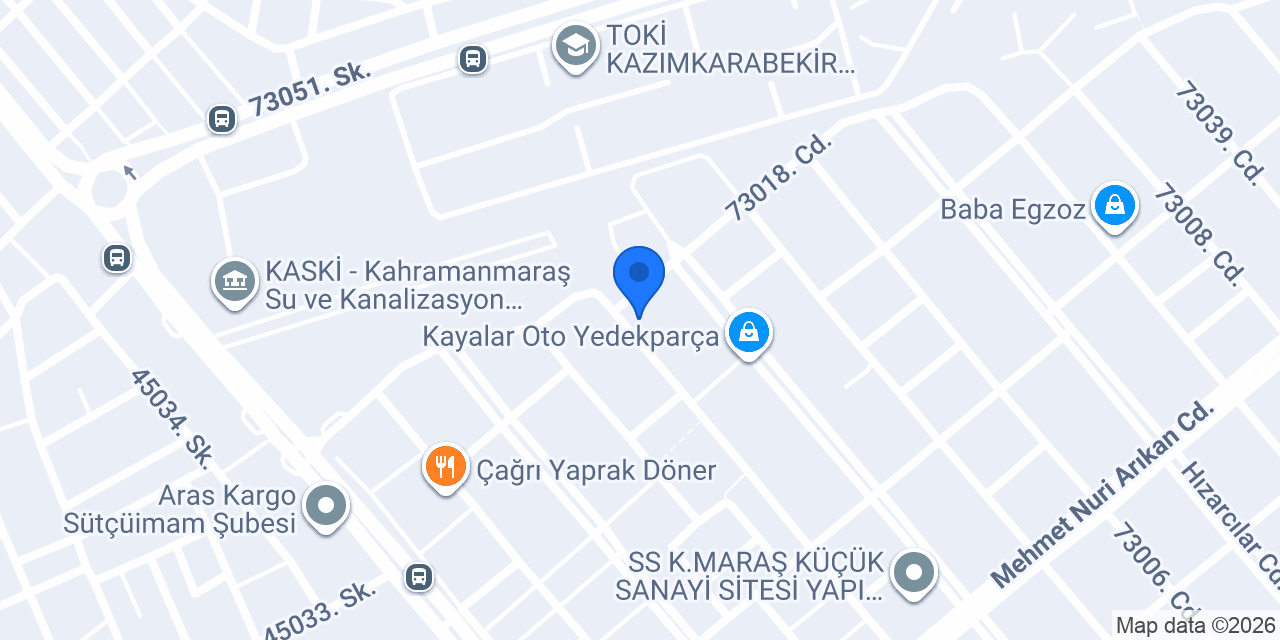Çepni oto tamir bakım servisi konumu
