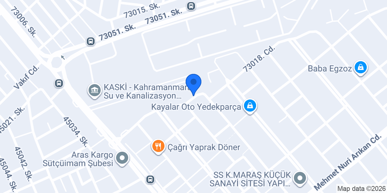 Tepebaş Otomotiv konumu