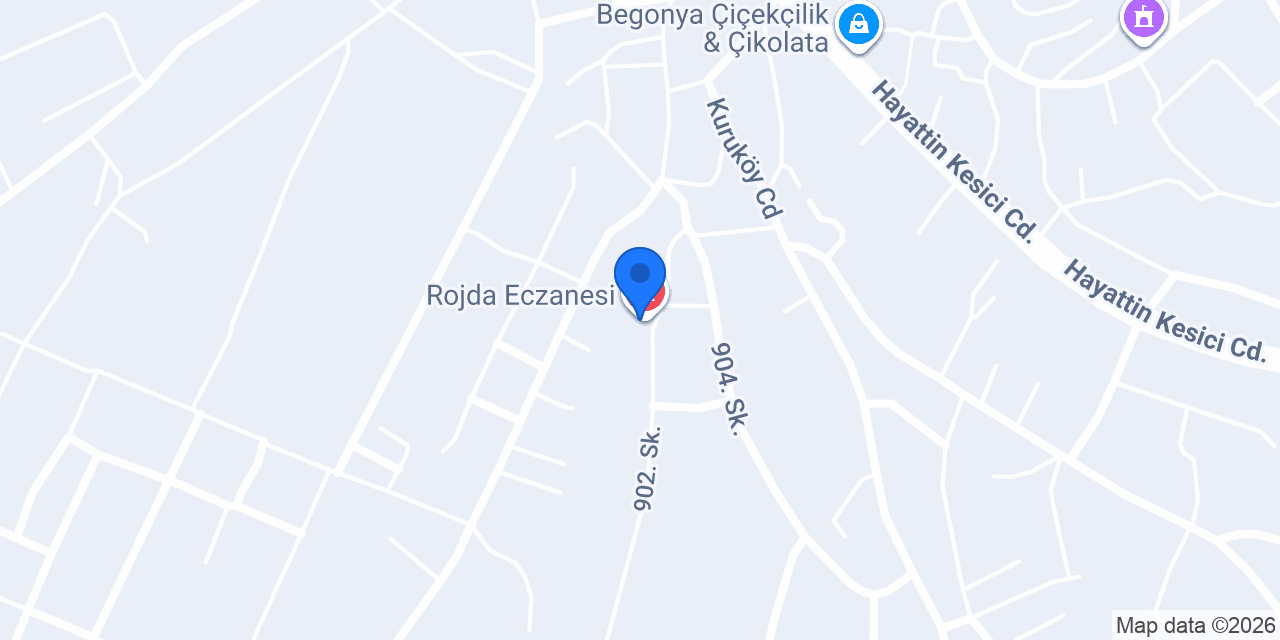 Rojda Eczanesi konumu