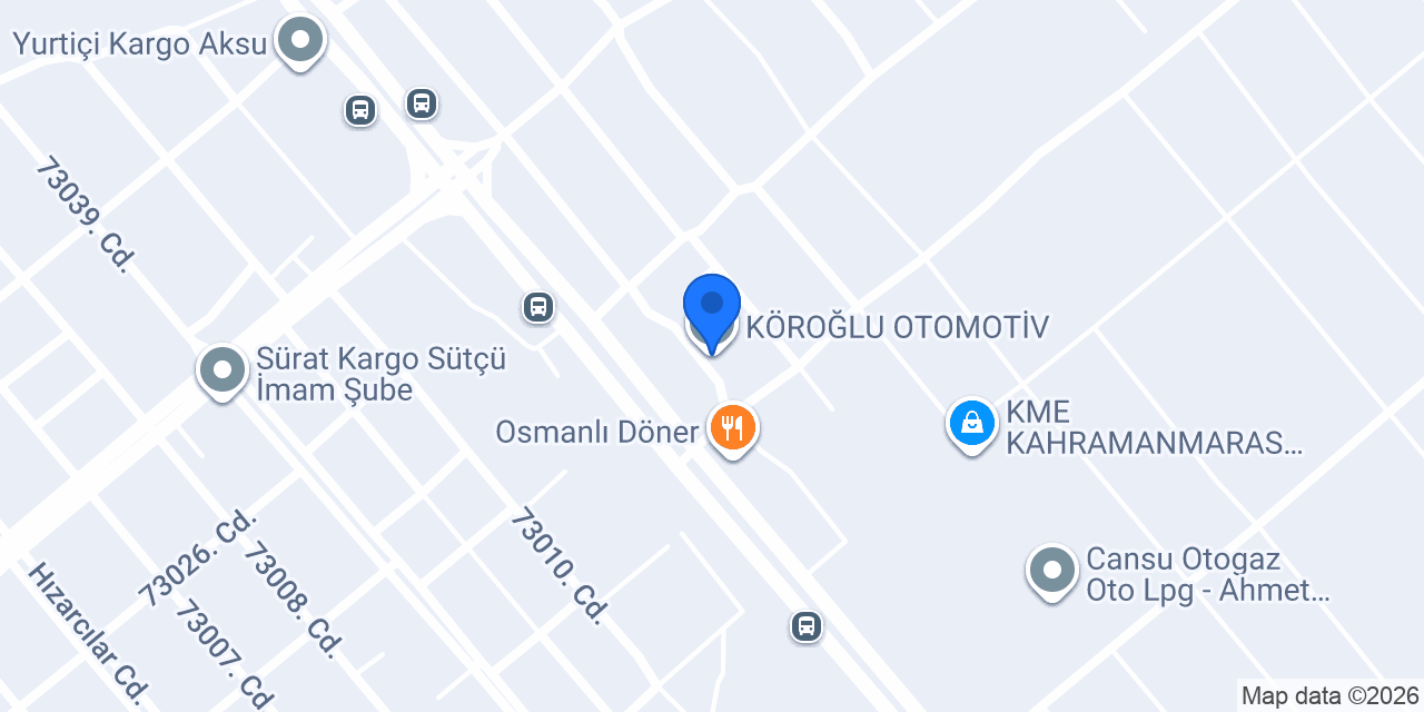 KÖROĞLU OTOMOTİV konumu