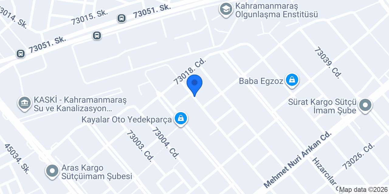 Alize Rent A Car Sanayi konumu
