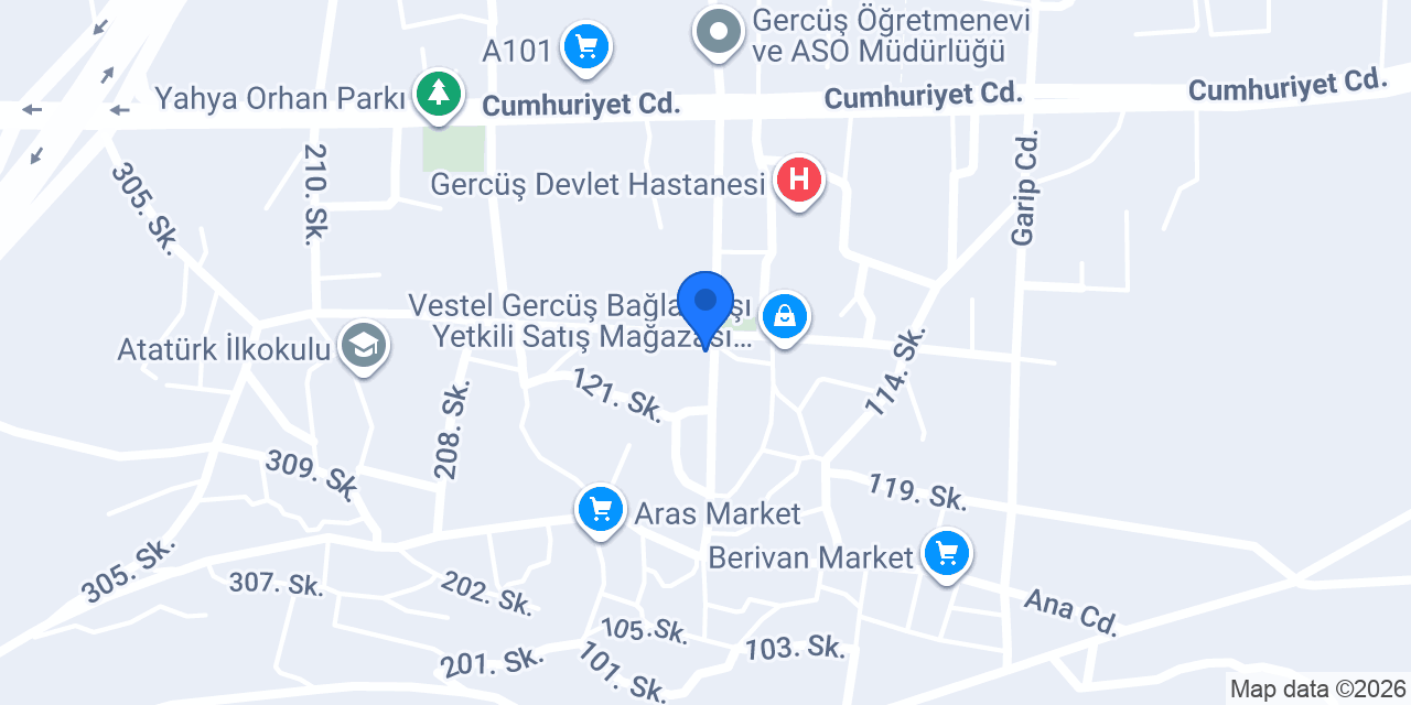 ALTUN MARKET konumu