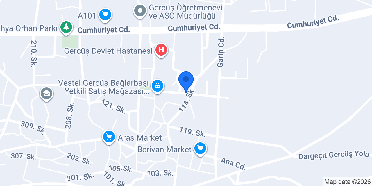 TEMİZ OTO ELETRİK konumu