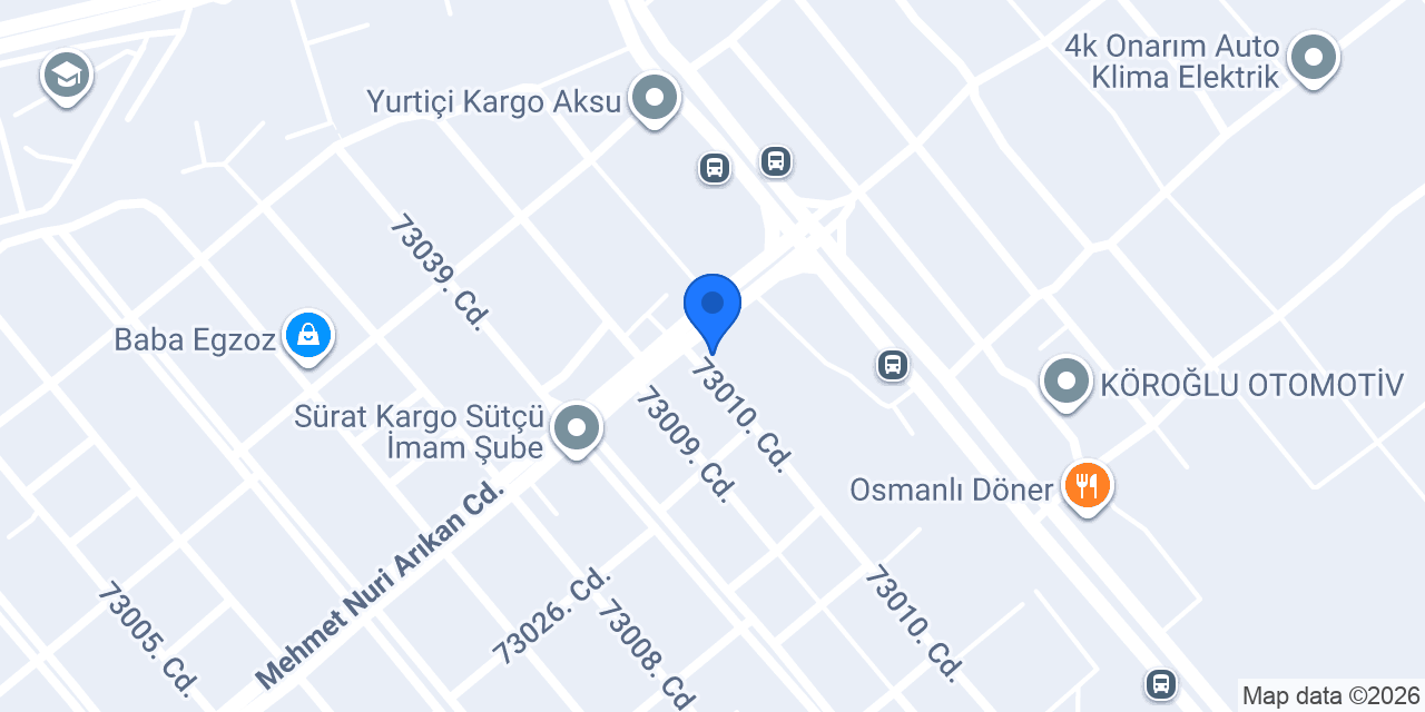 Kahramanmaraş Küçük Sanayi Şubesi konumu
