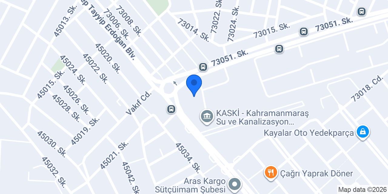 Kahramanmaraş Ağız Ve Diş Sağlığı Hastanesi konumu