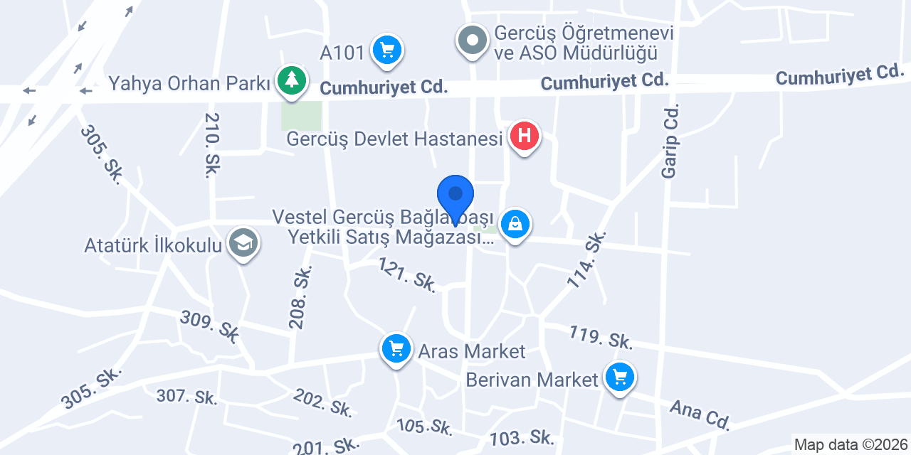 Aygaz Tüp Bayisi konumu
