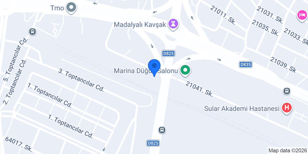 Master İnşaat konumu