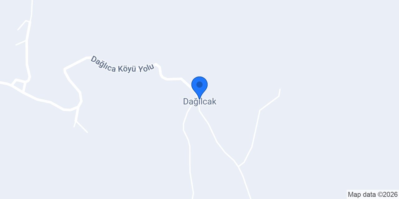 Dağılcak konumu