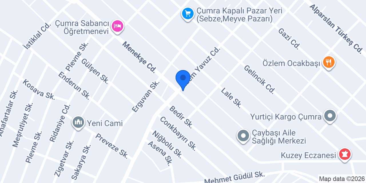 DHL eCommerce - Çumra Şubesi konumu