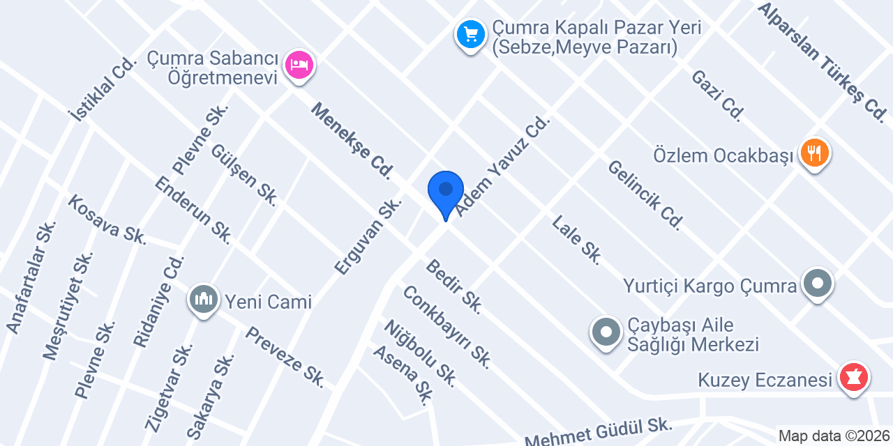 yetişen tarım&mühendislik konumu