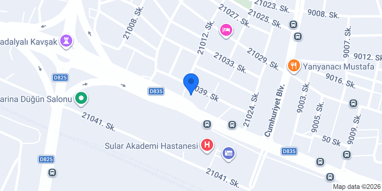 Kar Yapı Seramik konumu