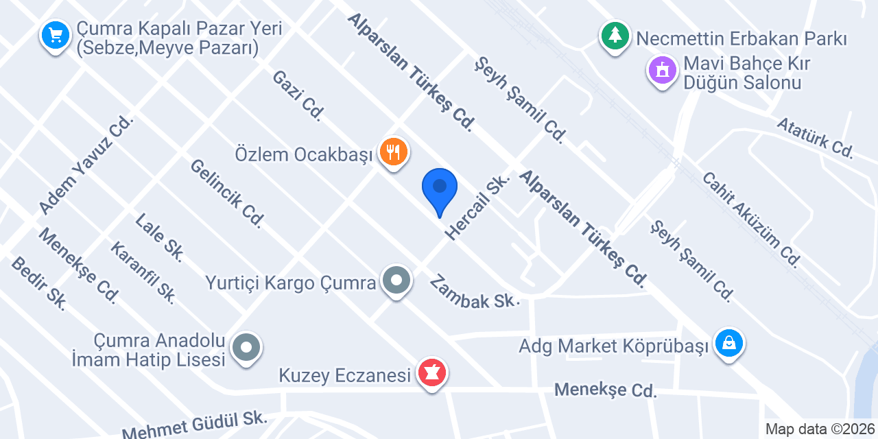 Çumra 2. Noterliği konumu