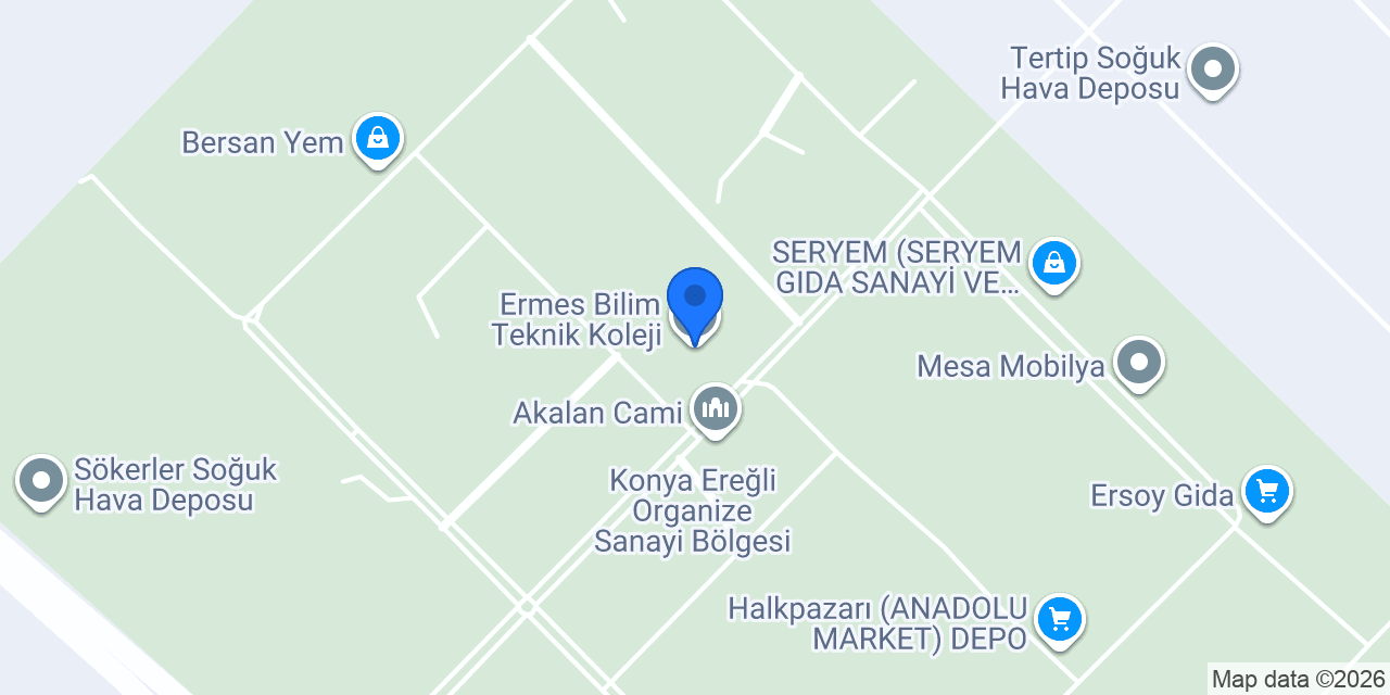 Ermes Bilim Teknik Koleji konumu
