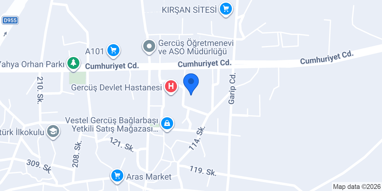 Cumhuriyet İlkokulu konumu