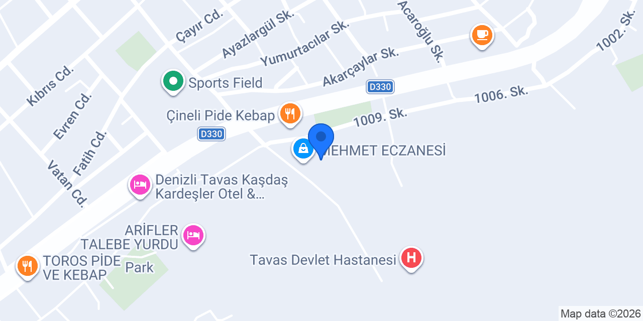 Diş Hekimi İsacan Karakaş konumu