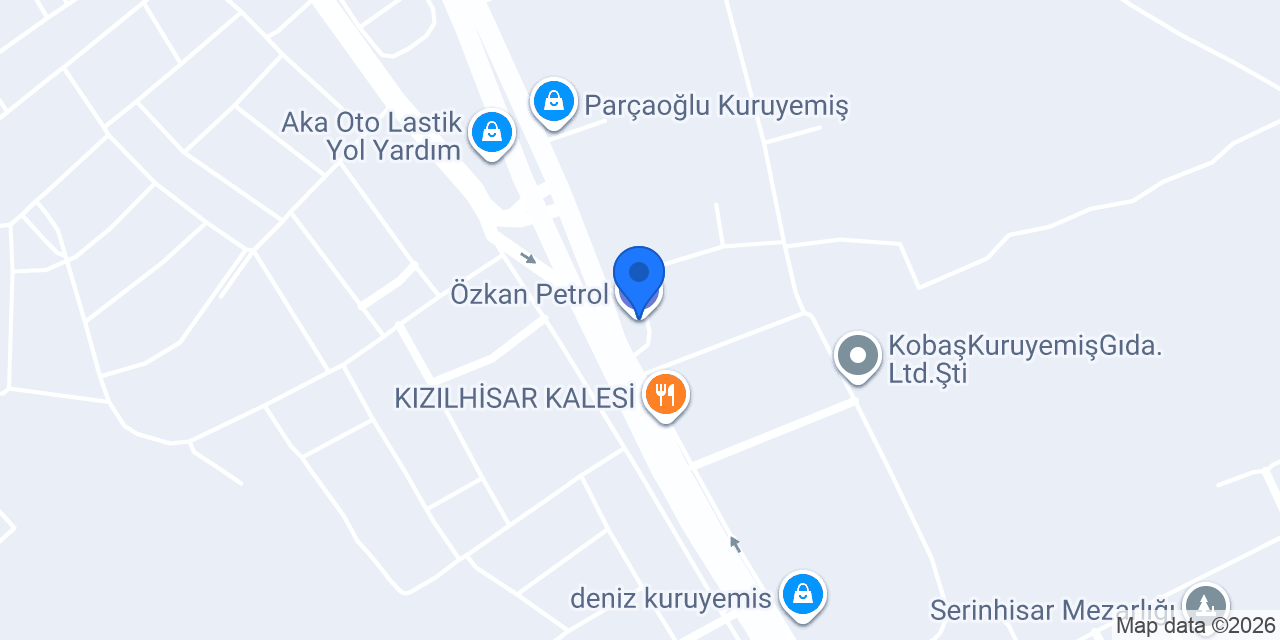 Özkan Petrol konumu