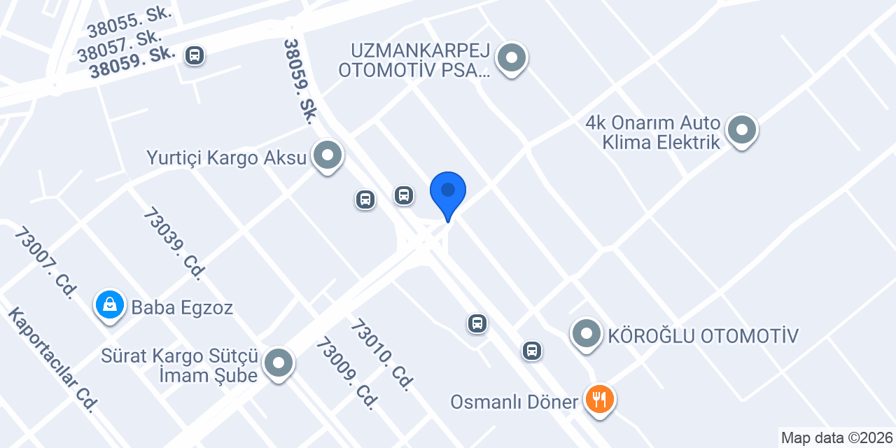 KARMAR OTOMOTİV SERVİS & YEDEK PARÇA konumu